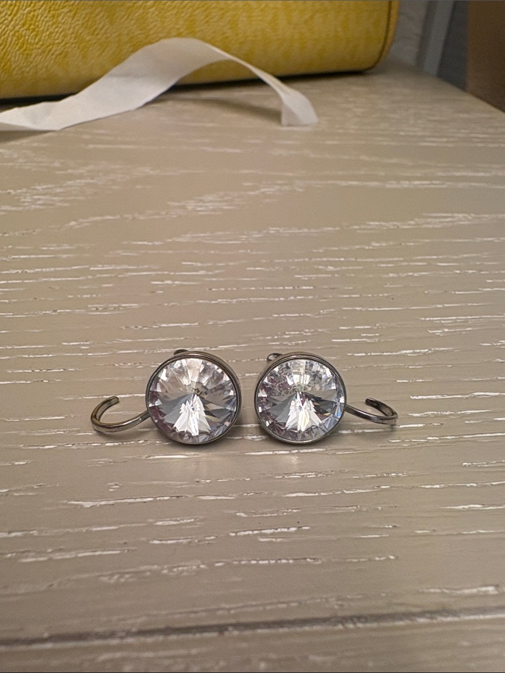 Clear Crystal Drop Earrings - Women Jewelry